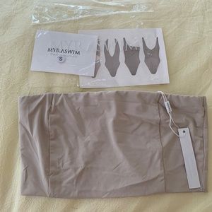 Myra Swim Nude Daria Top Small NWT